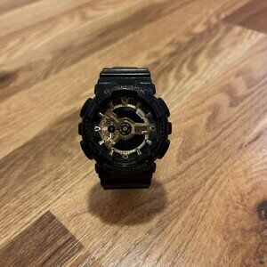 CASIO G-Shock GA-110GB Water Resistant Black Wristwatch
